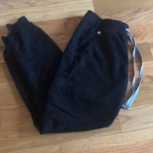 Figs zamora jogger scrub pants black